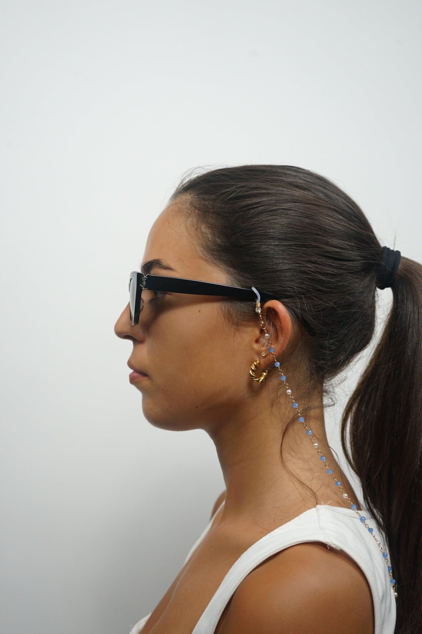 Corrente Pérolas Azuis - JP OPTICA