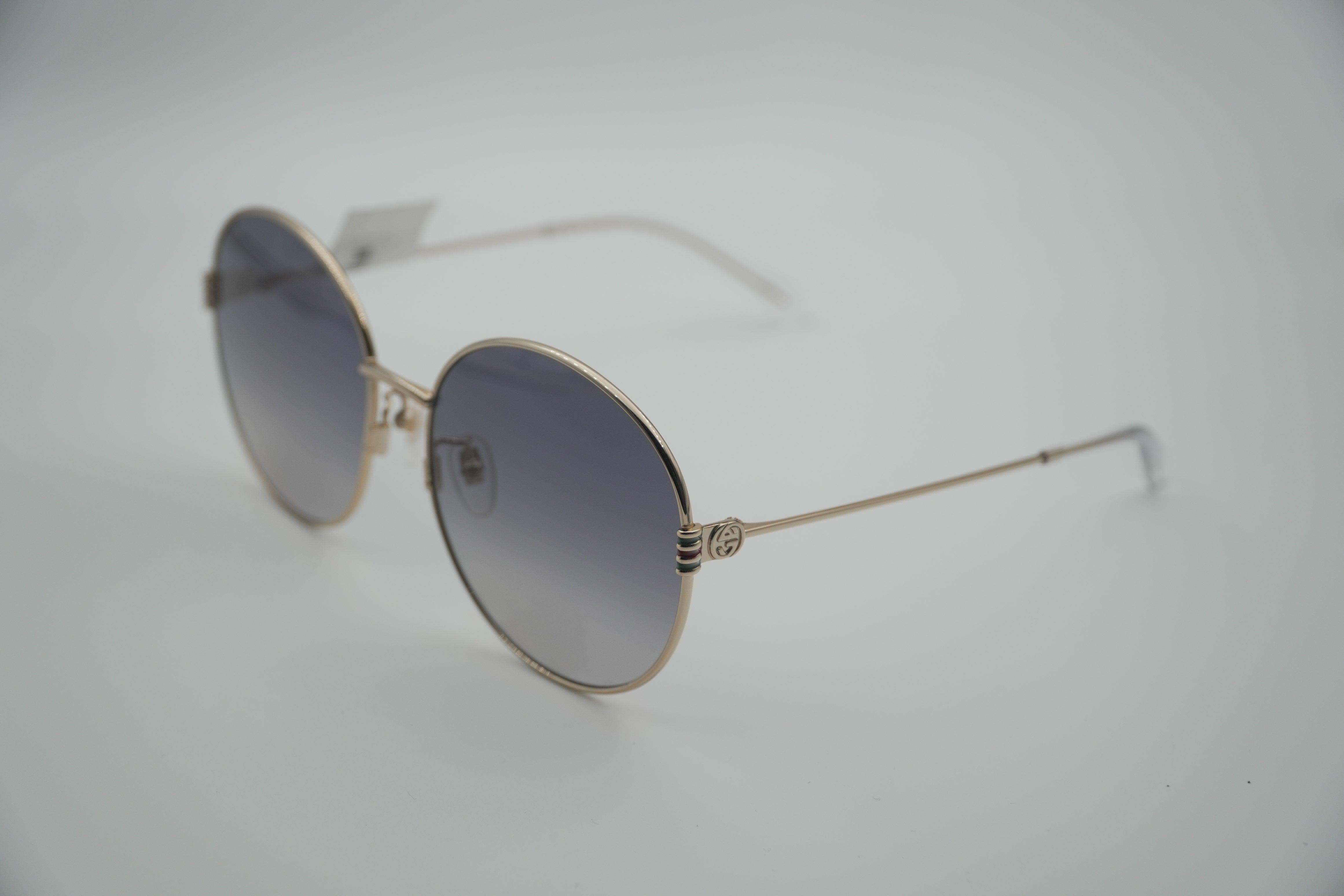 Gucci GG1281SK 001 – Women's Round Gold Sunglasses – JP OPTICA