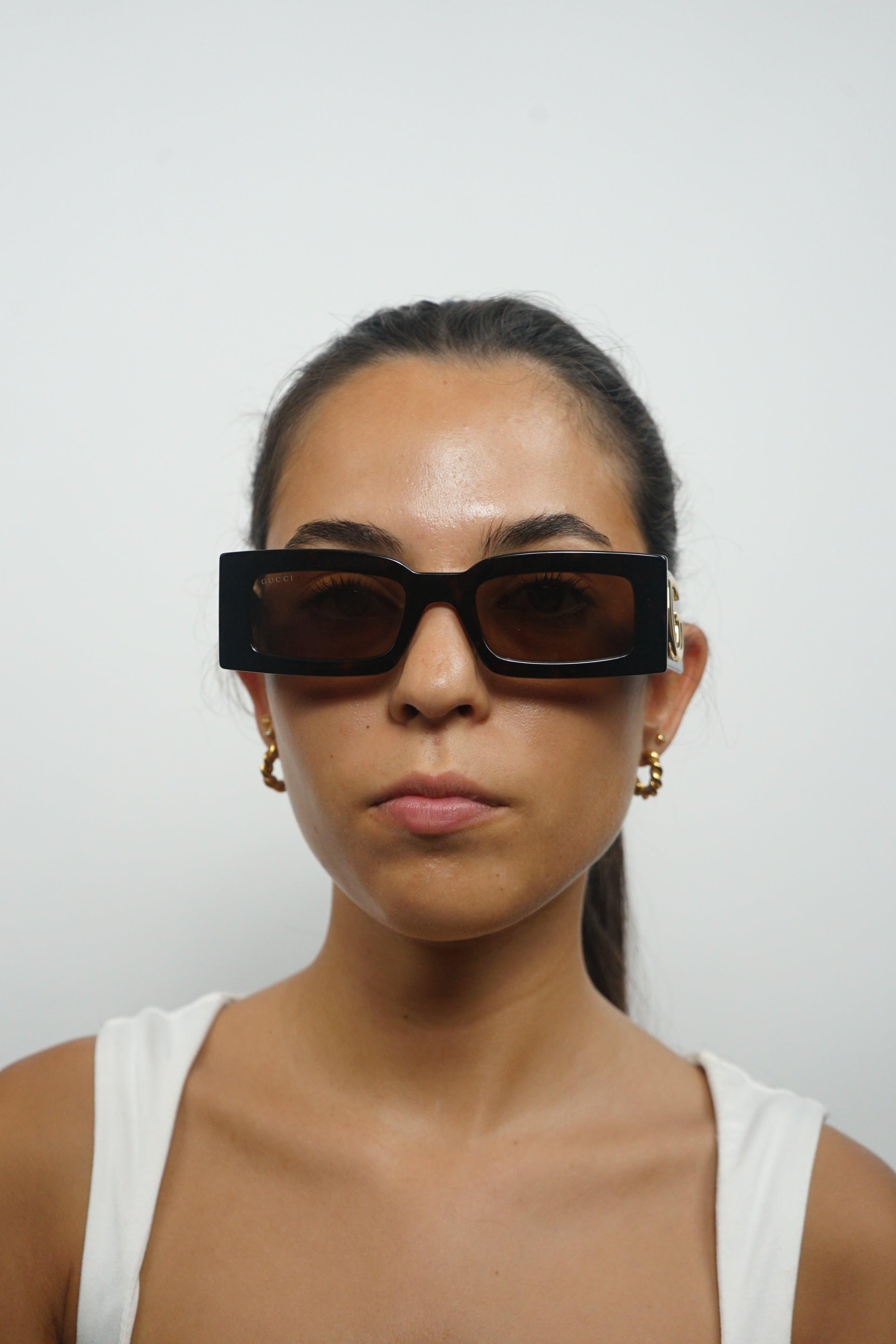 Gucci GG1425S 002 – Women's Rectangular Sunglasses – JP OPTICA