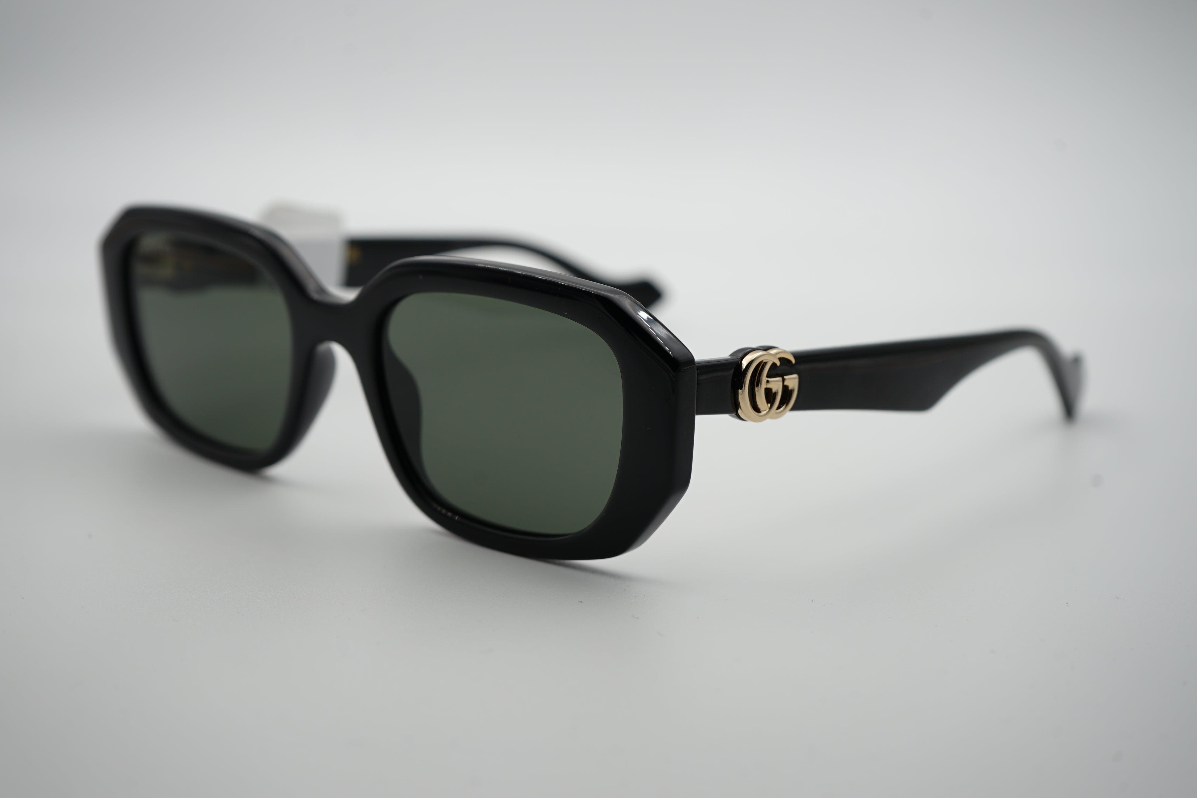 Gucci GG1535S 001 – Women's Black Rectangular Sunglasses – JP OPTICA