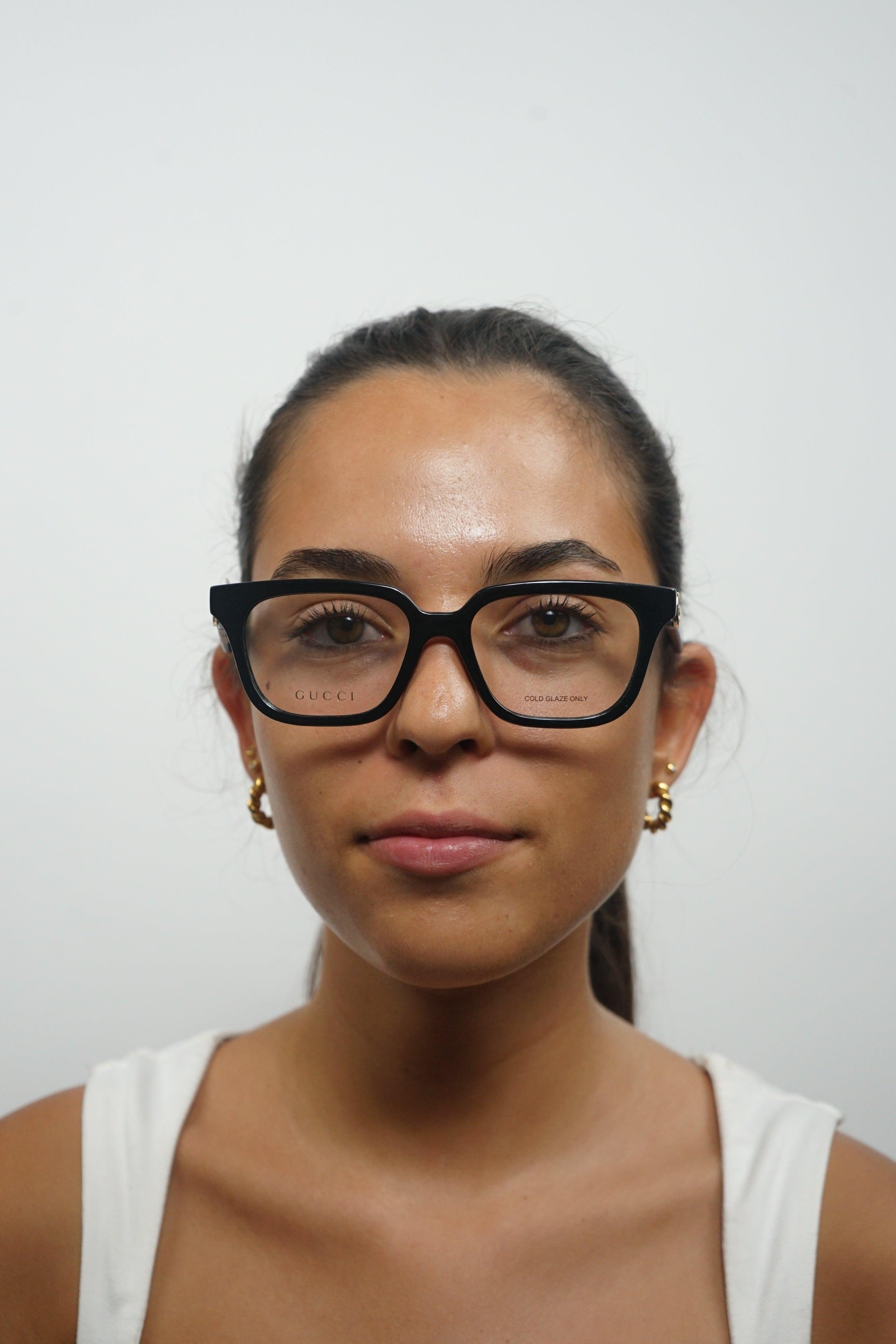 Gucci GG1536O 005 – Women's Black Square Optical Glasses – JP OPTICA