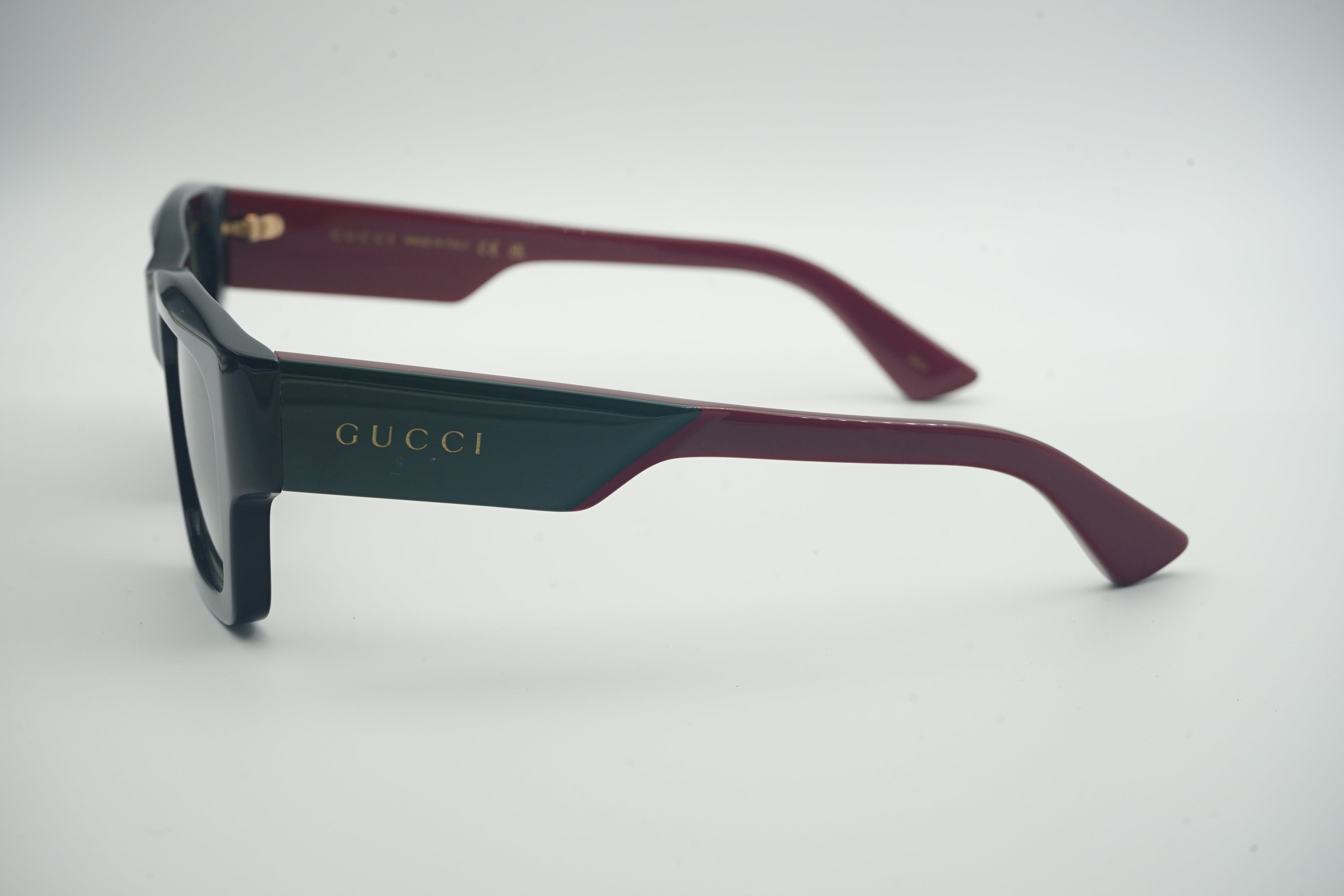 Gucci GG1668S 003 – Óculos De Sol Retangulares Masculinos – JP OPTICA
