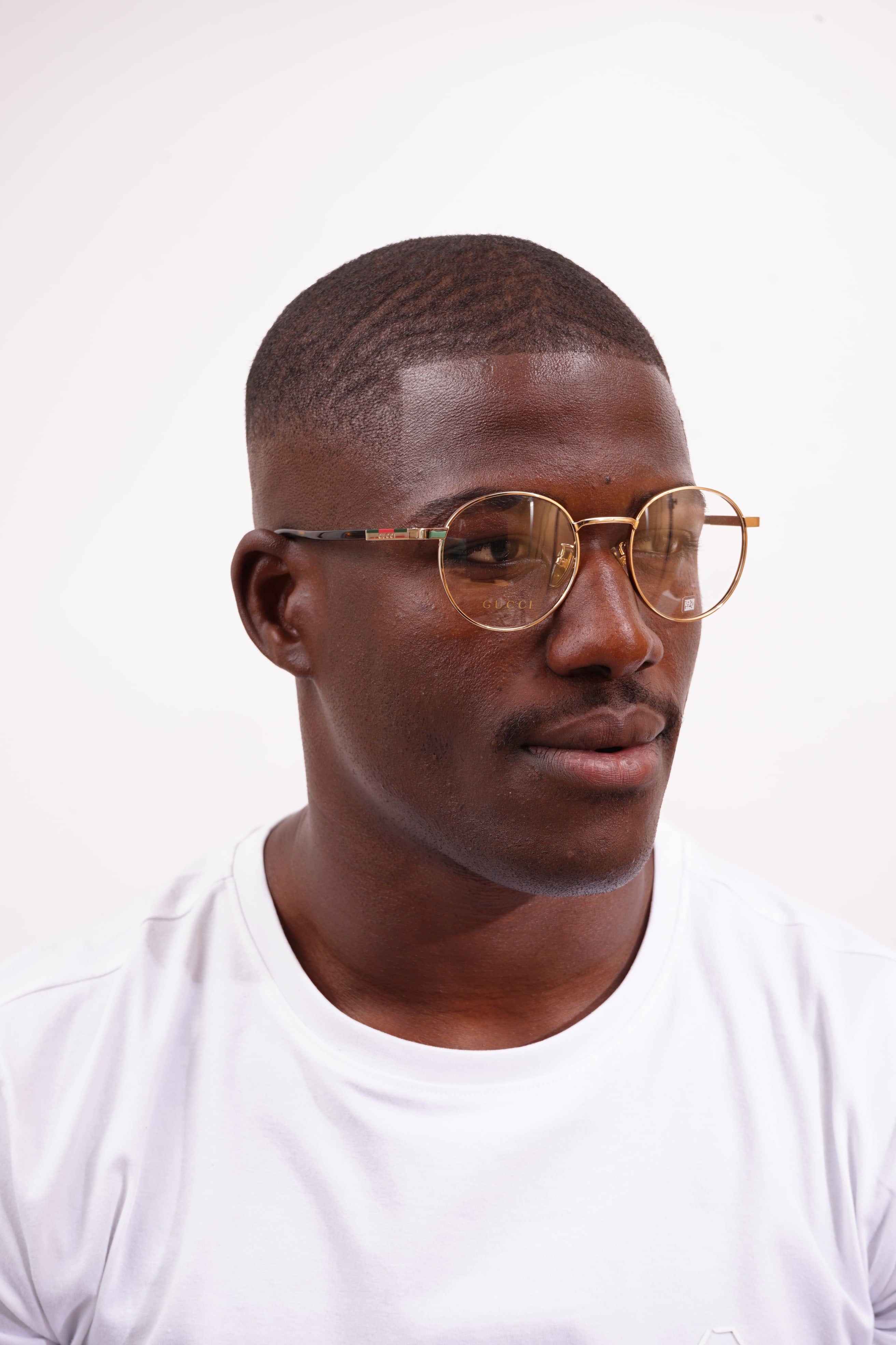 Gucci GG1966OK 002 – Men's Round Gold Optical Glasses – JP OPTICA