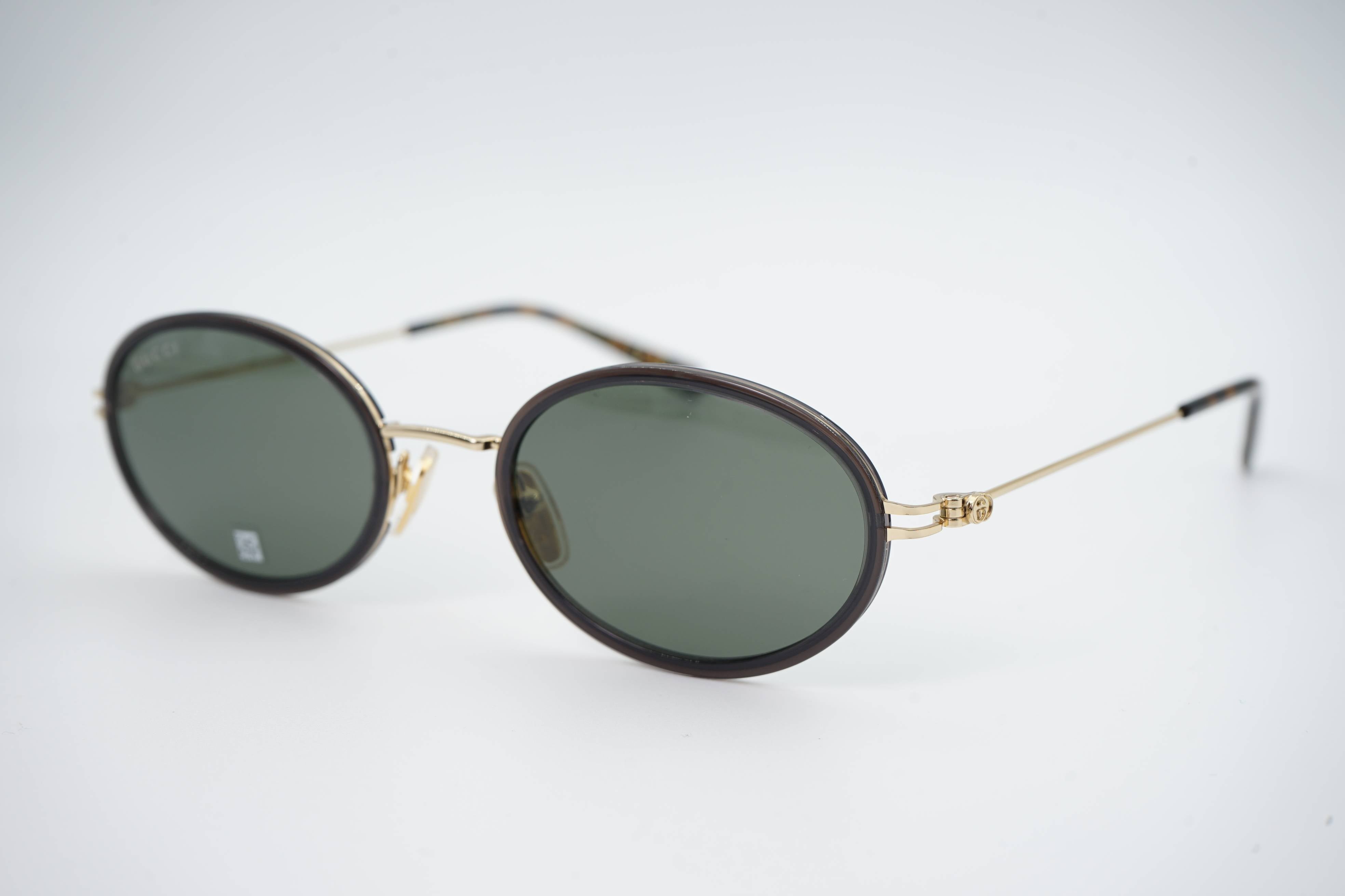 Gucci GG 1980S 001 Sunglasses – Round Black and Gold – JP OPTICA