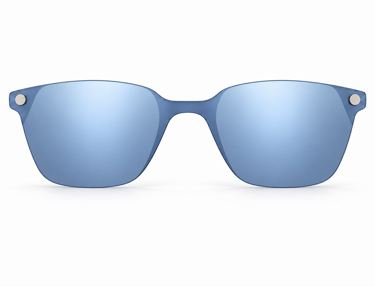 Snob Milano "OMEN" - Crystal Blue & Tortoise Brown