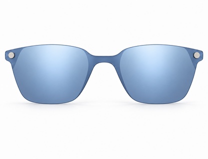 Snob Milano "OMEN" - Crystal Blue & Tortoise Brown