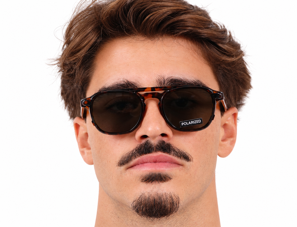 Snob Milano "Cabriolet" Polarized - Light Tortoise Brown