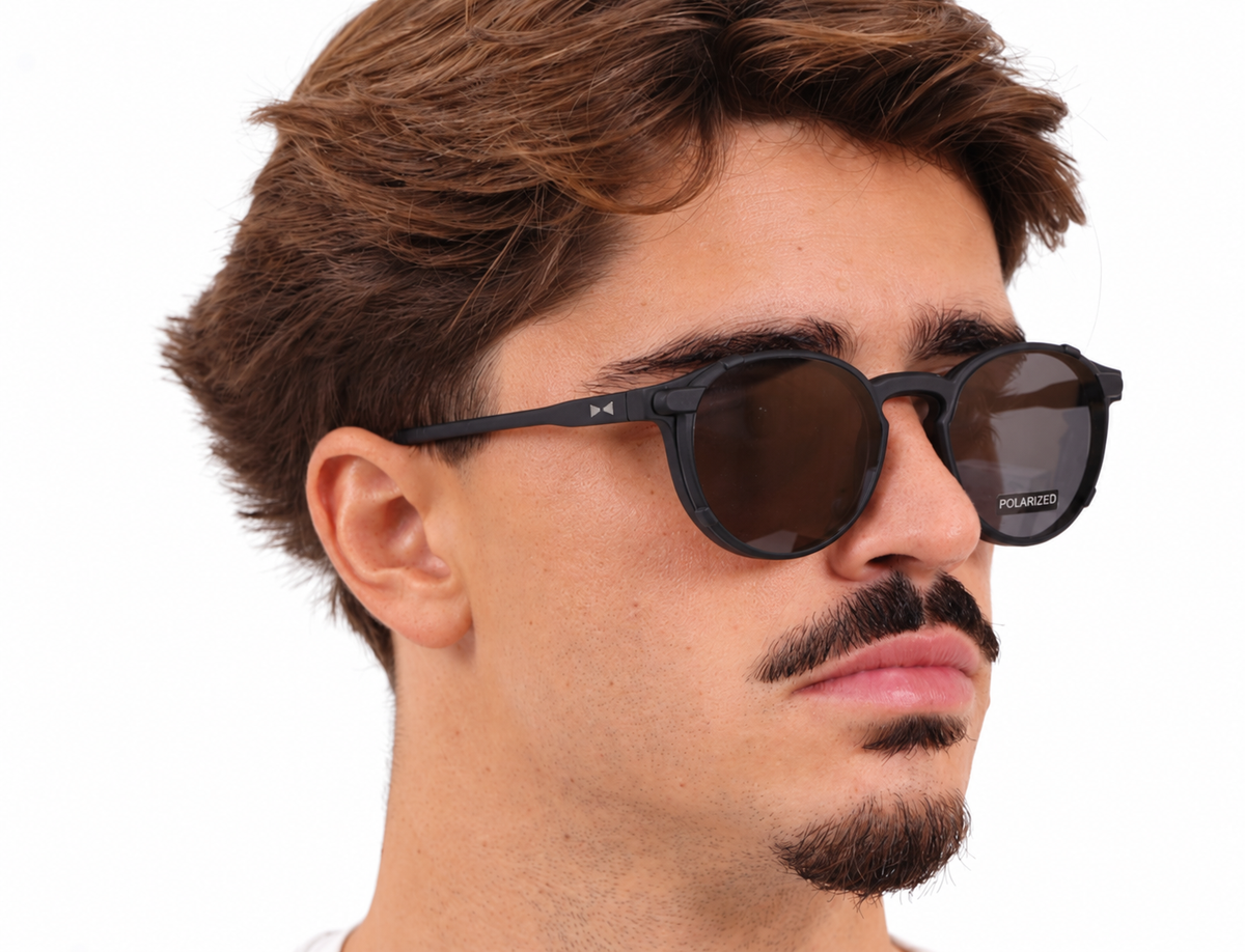 Snob Milano "Dogui Vee" Polarized - Matt Black