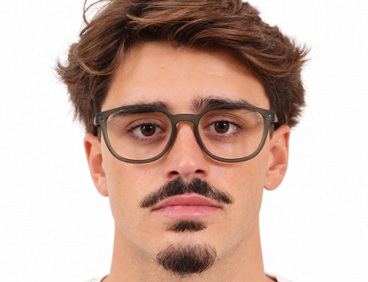 Snob Milano "Radetzky" - Matt Dark Green & Tortoise Brown