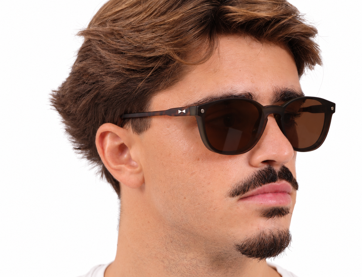 Snob Milano "Radetzky" - Matt Dark Green & Tortoise Brown