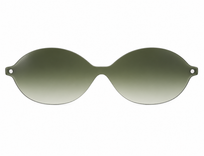Snob Milano "Biancolatte" - Olive Green Crystal