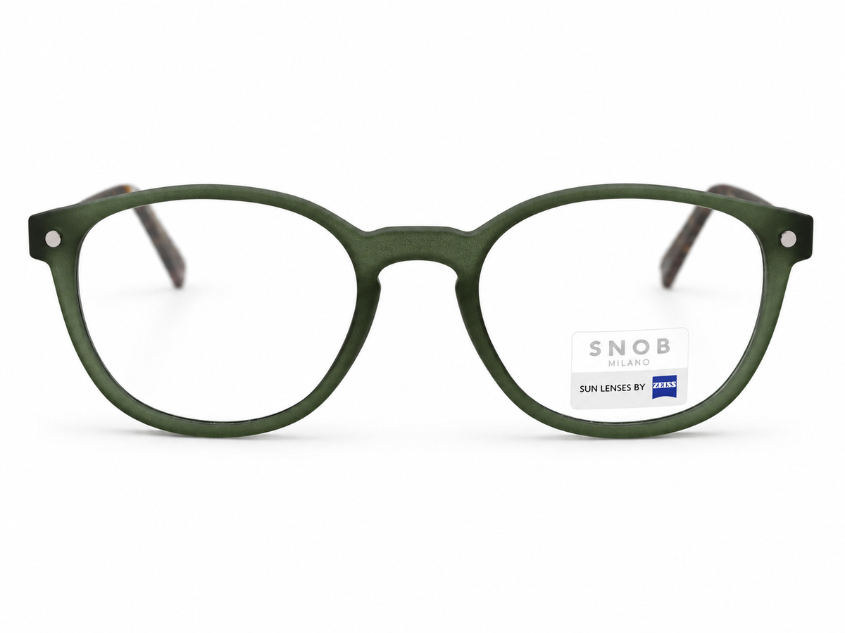 Snob Milano "Radetzky" - Matt Dark Green & Tortoise Brown