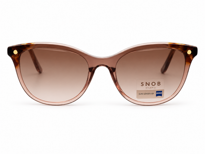 Snob Milano "Milf" - Crystal Light Pink & Tortoise Brown