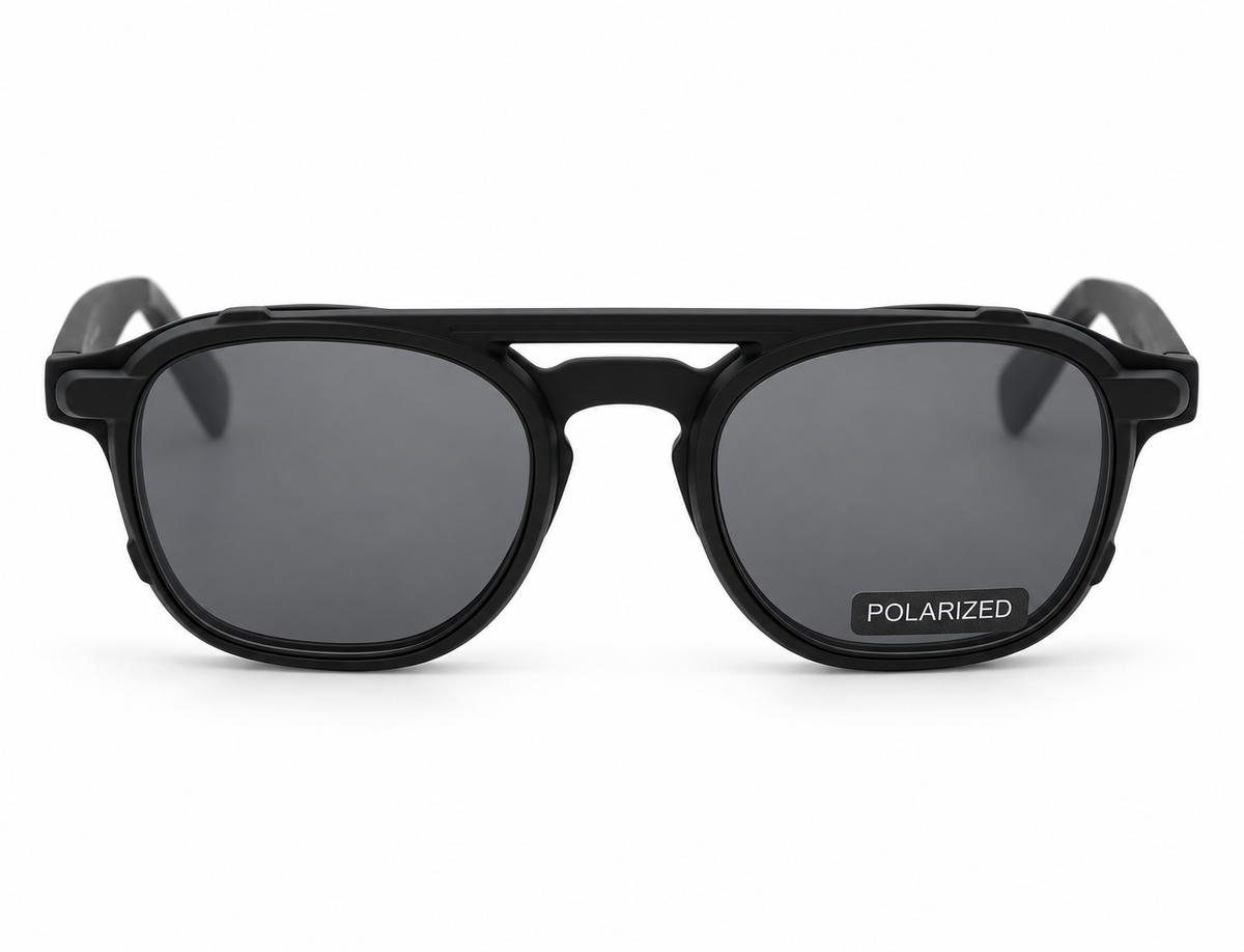 Snob Milano "Cabriolet" Polarized - Matt Black