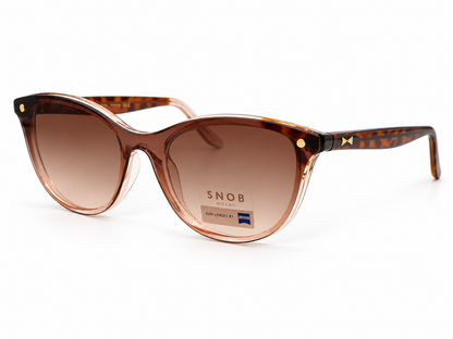 Snob Milano "Milf" - Crystal Light Pink & Tortoise Brown
