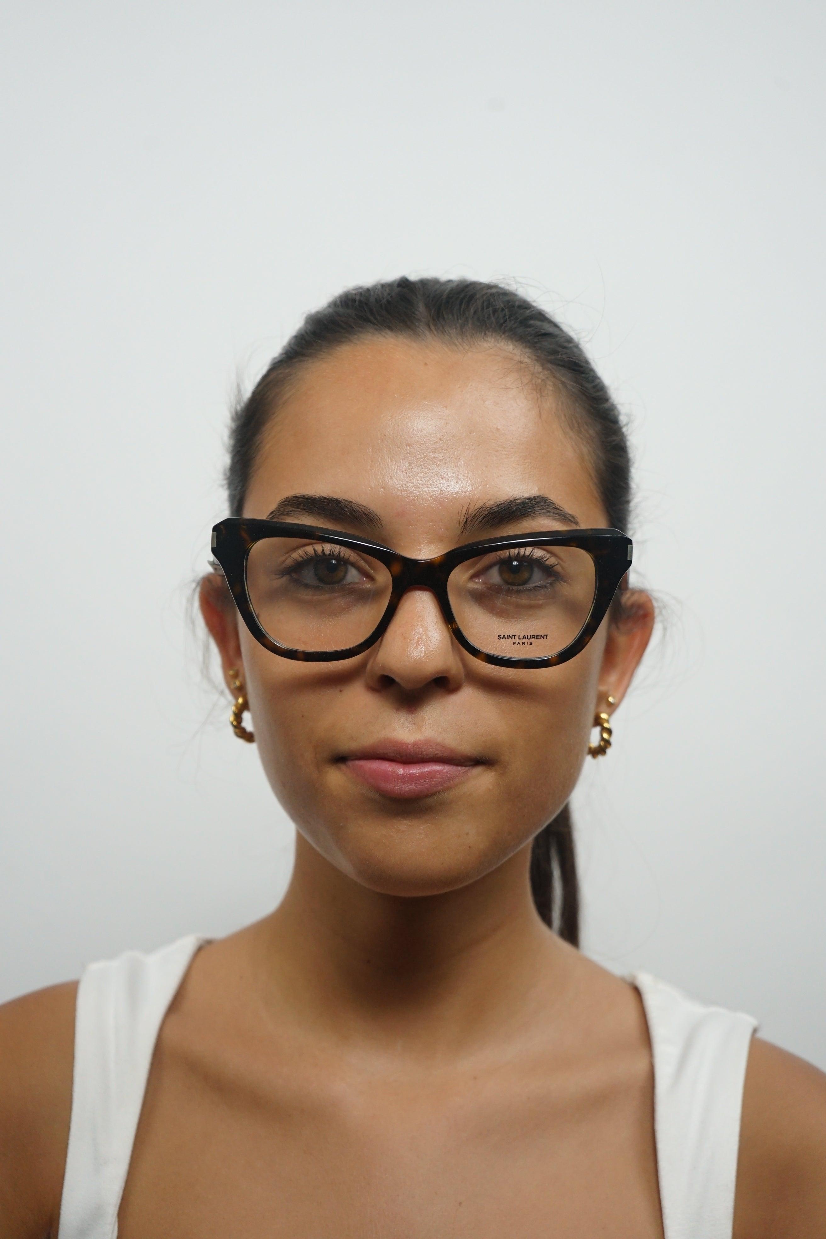 メガネ SAINT LAURENT Woman Optical frames Beige SL724/F 002 Saint Laurent Eyeglasses Frames SL 259/F 002 Tortoise Cat