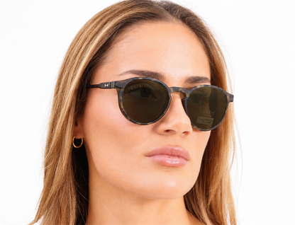 Snob Milano "Dogui Vee" - Matt Dark Green & Tortoise Brown