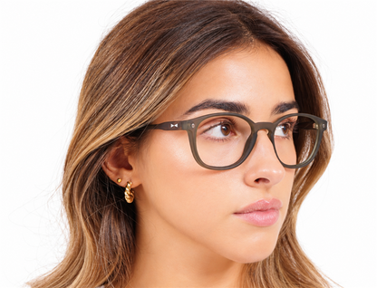 Snob Milano "Radetzky" - Matt Dark Green & Tortoise Brown